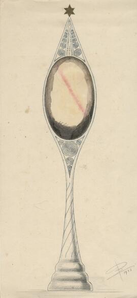 Entwurfzeichnung für ein Kleinod (1923)