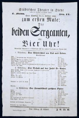 Die beiden Sergeanten (6.2.1858)