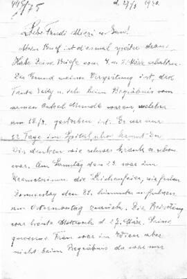 Brief aus Steyr (27.3.1940)