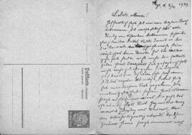 Brief aus Steyr (4.11.1939)