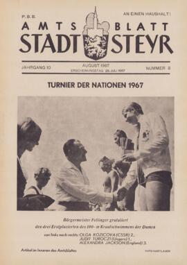 Amtsblatt Jg. 10/Nr. 8: August 1967