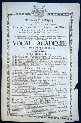Vocal-Acadmie (26.7.1813)