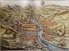 Steyr-Ansicht von Merian (um 1656)