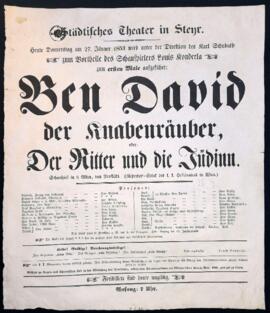 Ben David der Knabenr&auml;uber (27.1.1853)