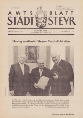 Amtsblatt Jg. 16/Nr. 8: August 1973