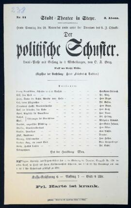 Der politische Schuster (29.11.1868)