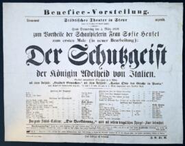 Der Schutzgeist der K&ouml;nigin Adelheid von Italien (4.3.1858)