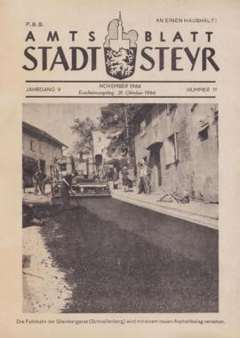 Amtsblatt Jg. 9/Nr. 11: November 1966