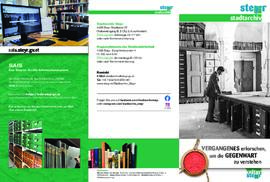 Folder zum Stadtarchiv (2022)