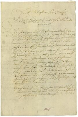 Turnermeister Sertl bittet um die Expektanz vor seinen Sohn Franz Joseph auf die Turnermeisterste...