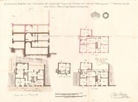 Sierninger Straße 5: Umbau und Errichtung zweites Obergeschoß, Plan von Mth. Vikischky (03.06.1842)