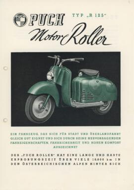 Puch Motor Roller Typ R 125