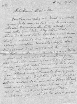 Brief aus Steyr (4.1.1940)