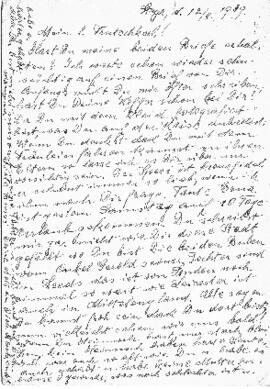 Postkarte aus Steyr (19.8.1939)
