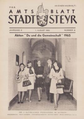 Amtsblatt Jg. 8/Nr. 8: August 1965