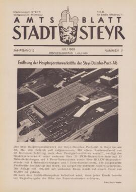 Amtsblatt Jg. 12/Nr. 7: Juli 1969
