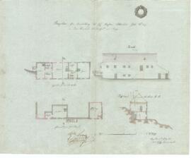 Wolfernstraße 7: Umbau, Plan von Karl Stohl (01.06.1840)