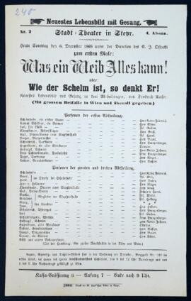 Was ein Weib alles kann (6.12.1868)