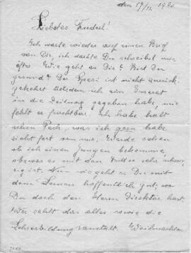 Brief aus Steyr (17.11.1940)