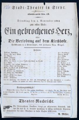 Ein gebrochenes Herz (1.11.1864)