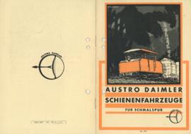 Broschüre: Austro Daimler Schienenfahrzeuge für Schmalspur (1931)