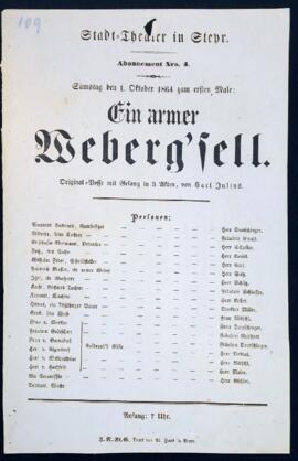 Ein armer Webergsell (1.10.1864)