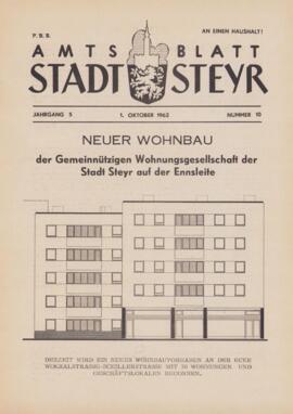 Amtsblatt Jg. 5/Nr. 10: Oktober 1962