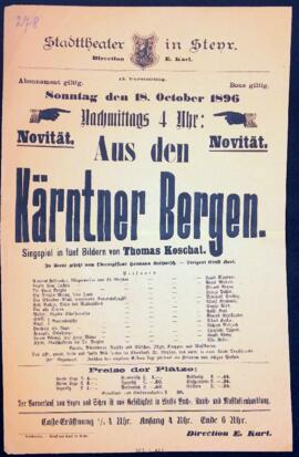 Aus den Kärntner Bergen (18.10.1896)