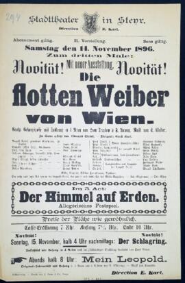 Die flotten Weiber von Wien (14.11.1896)