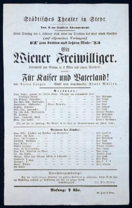 Ein Wiener Freiwilliger (5.2.1856)