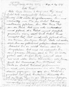Brief aus Steyr (8.8.1939)