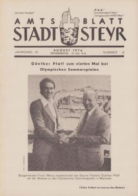 Amtsblatt Jg. 19/Nr. 8: August 1976