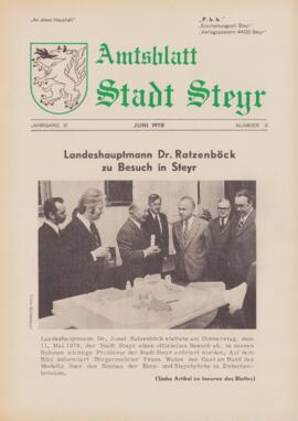 Amtsblatt Jg. 21/Nr. 6: Juni 1978