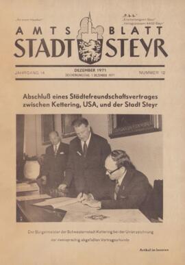 Amtsblatt Jg. 14/Nr. 12: Dezember 1971