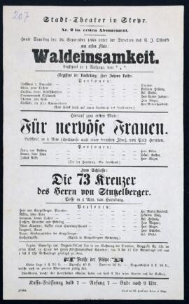 Waldeinsamkeit (26.9.1868)