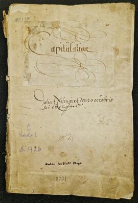 Original Hauptkapitulation der kommissionaliter eingerichten Eisengewerkschaft mit mehrern Abschr...
