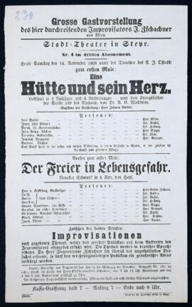 Eine Hütte und sein Herz (14.11.1868)